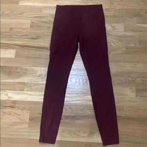 Lululemon Maroon Leggings